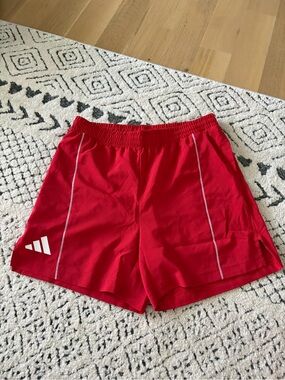 adidas Red Athletic Shorts
